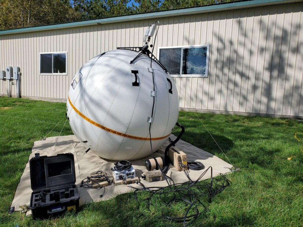 CUBIC GATR 1.8m Inflatable Flyaway Satellite Antenna main product view